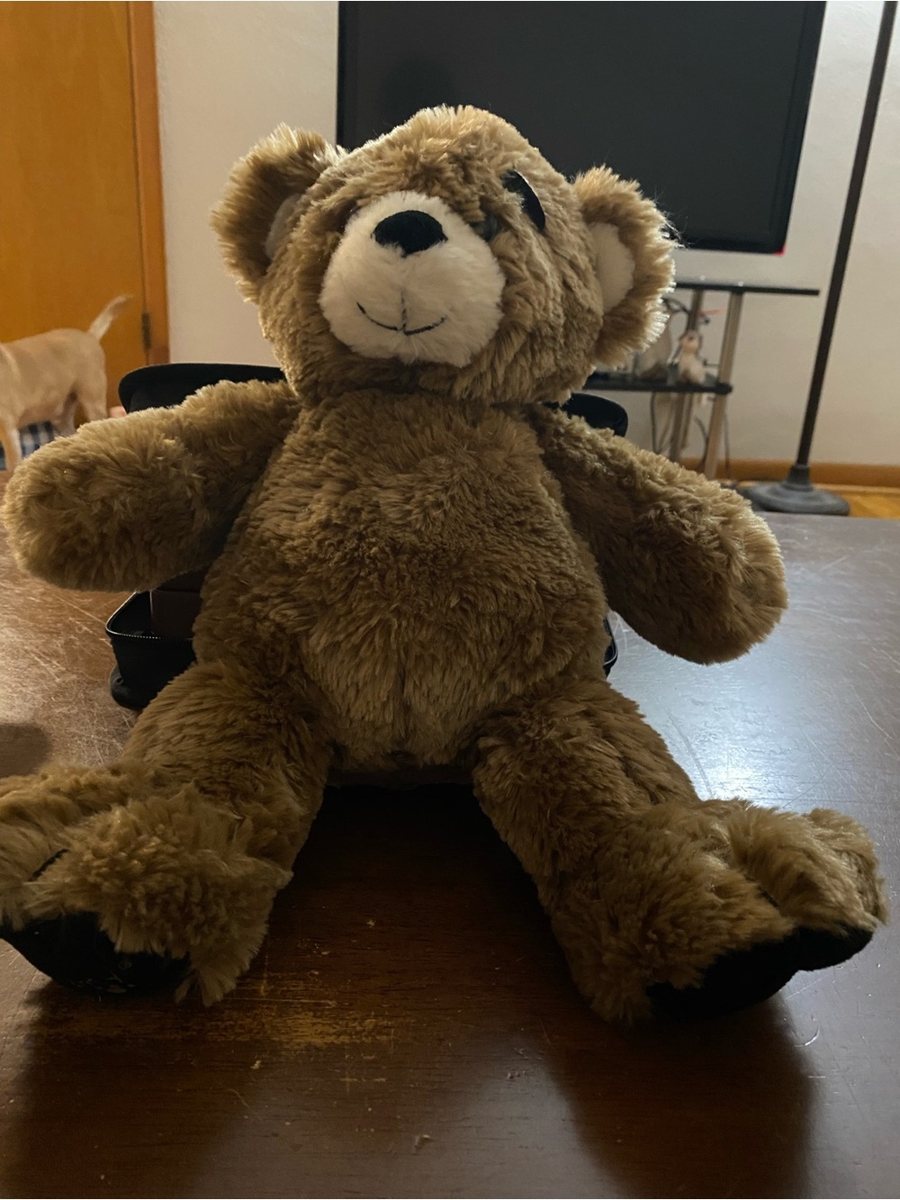 Build-A-Bear Soft Brown Plush Teddy - Tan & Cream Face